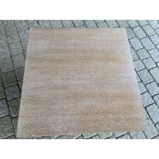 Image 1 of Table basse vintage en chêne cérusé