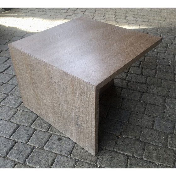 Image 1 of Table basse vintage en chêne cérusé