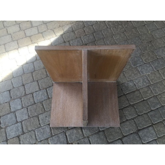 Image 1 of Table basse vintage en chêne cérusé