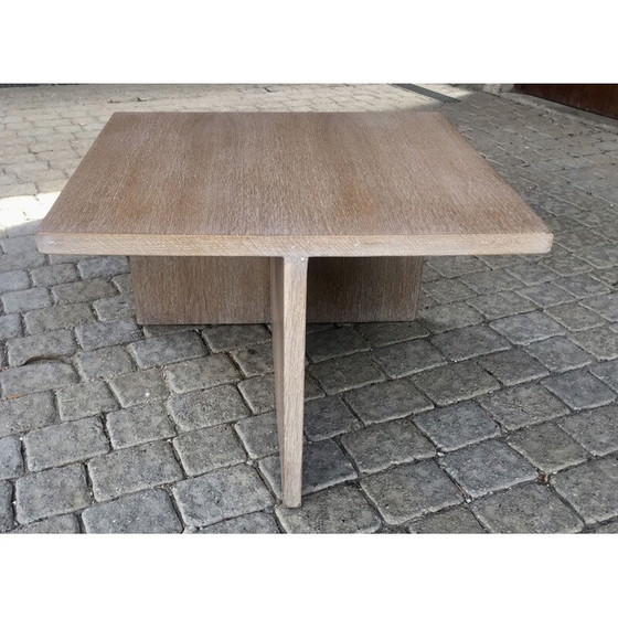 Image 1 of Table basse vintage en chêne cérusé