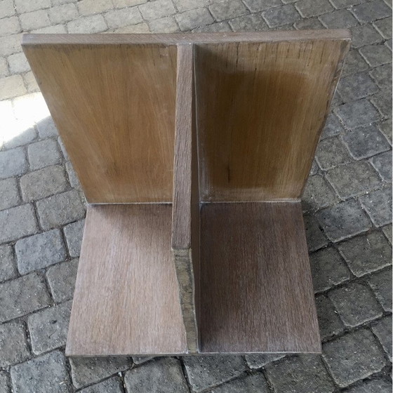 Image 1 of Table basse vintage en chêne cérusé