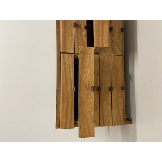 Image 1 of Planche haute vintage en bois d'orme massif, France 1970