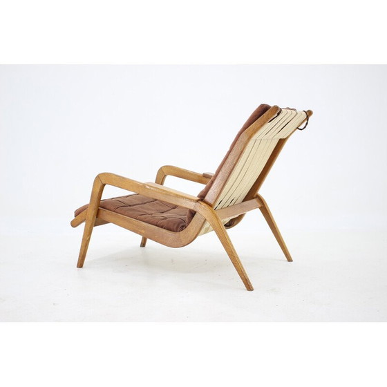 Image 1 of Fauteuil vintage en tissu de Jan Vanek, Tchécoslovaquie 1960