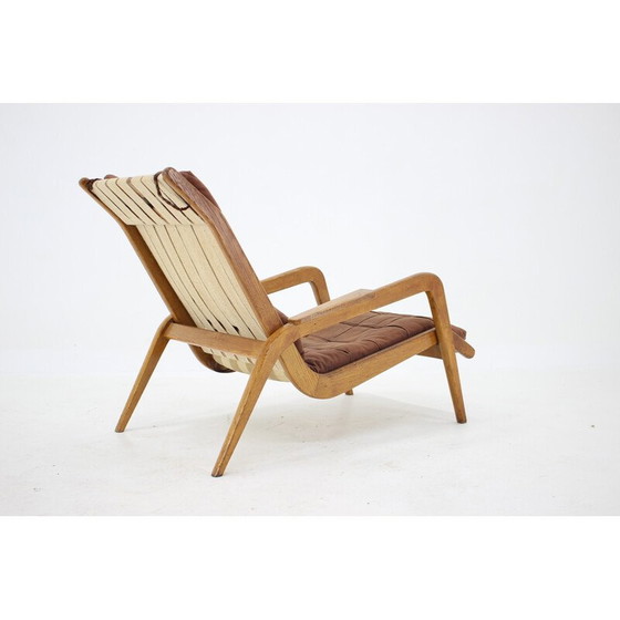Image 1 of Fauteuil vintage en tissu de Jan Vanek, Tchécoslovaquie 1960