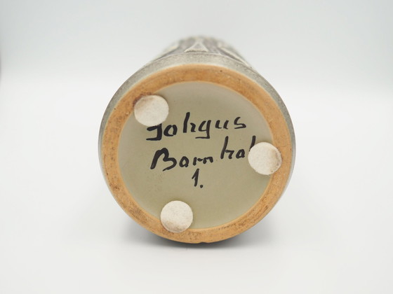 Image 1 of Vase en céramique, design danois, années 1960, fabriqué par Johgus Bornholm Keramik