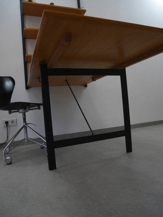 Image 1 of Système d'étagères Avec table / Bureau V. France & Daverkosen Cado