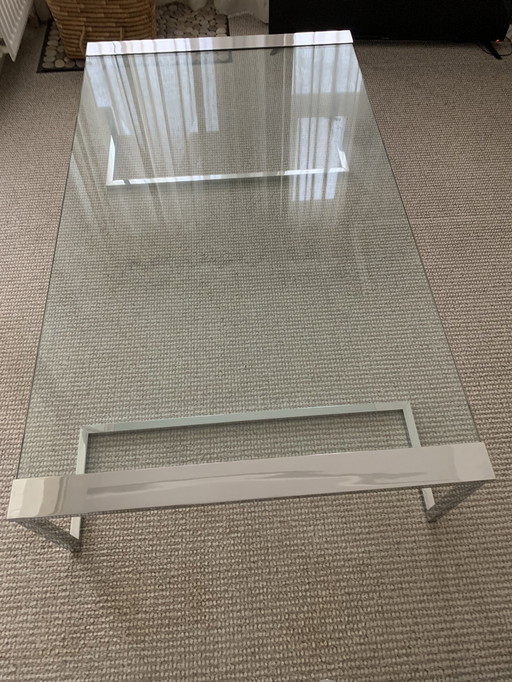 Table basse Cadre en verre Chrome