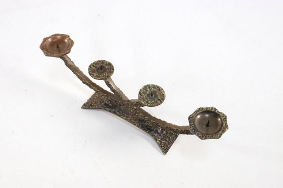 Image 1 of Chandelier brutaliste Vintage