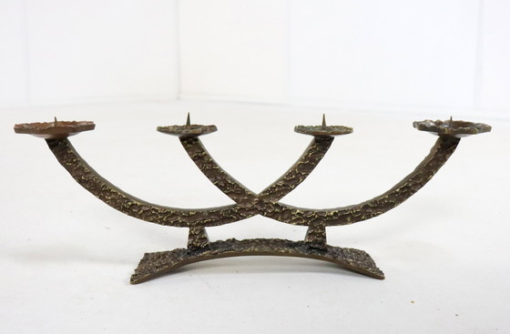 Image 1 of Chandelier brutaliste Vintage