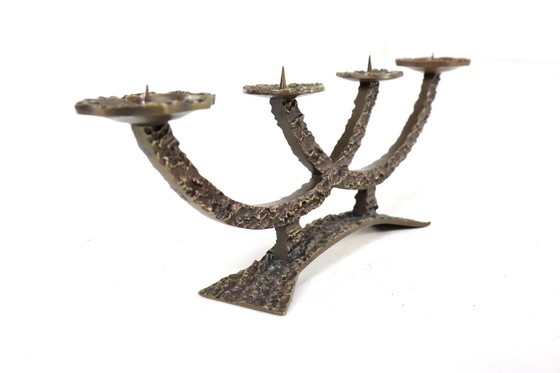 Image 1 of Chandelier brutaliste Vintage