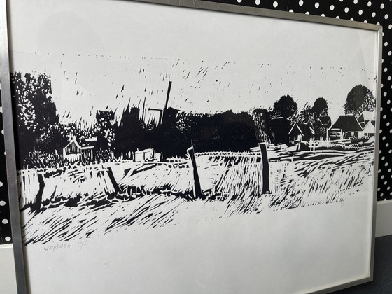 Image 1 of Lithographie signée 1976, 4/12