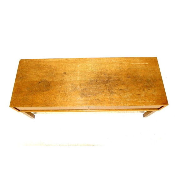 Image 1 of Console vintage en bois de chêne par Marian Gabrinski pour Möbel-Ikea, Suède 1960