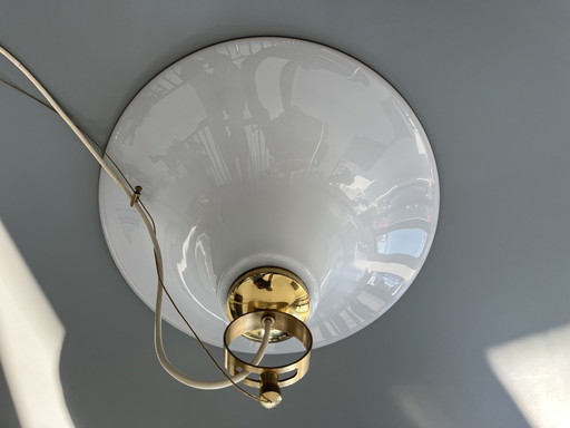 Lampe pendante en verre