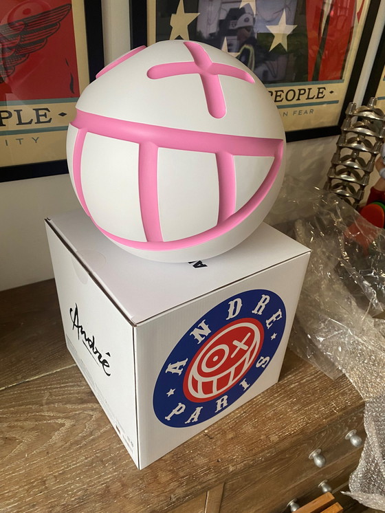 Image 1 of Mr.A W Size 280Mm André Saraiva White Pink Ball 2022 Medicom Toy