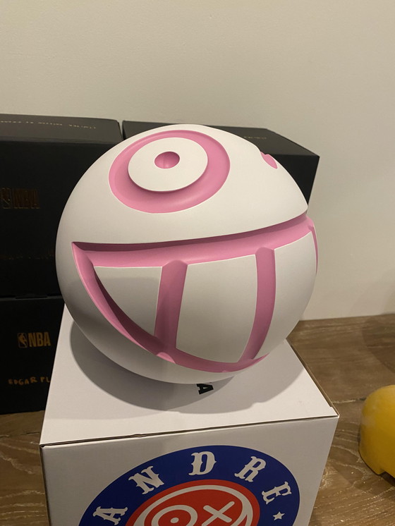 Image 1 of Mr.A W Size 280Mm André Saraiva White Pink Ball 2022 Medicom Toy