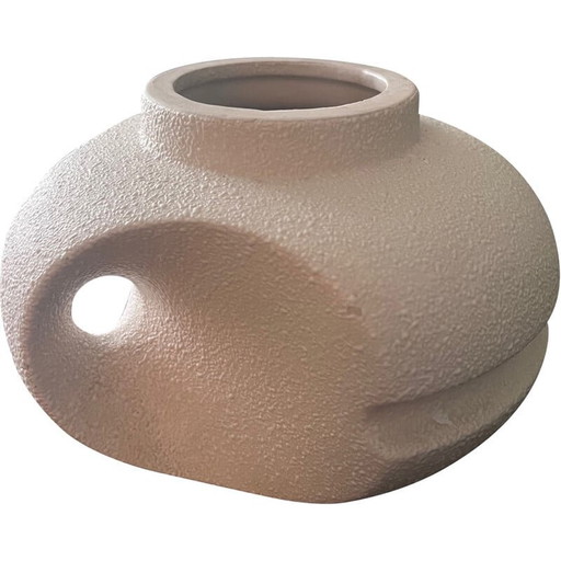 Vase vintage par Roberto Rigon pour Bertoncello, Italie 1970