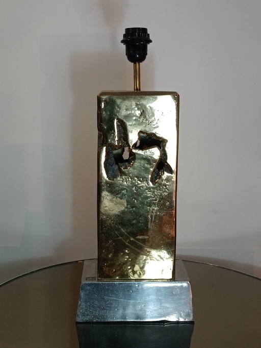 Lampe En Bronze Par David Marshall 1980