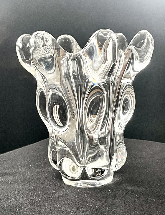 Image 1 of Art Vannes Crystal Vintage Vase