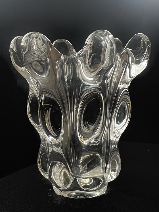 Image 1 of Art Vannes Crystal Vintage Vase