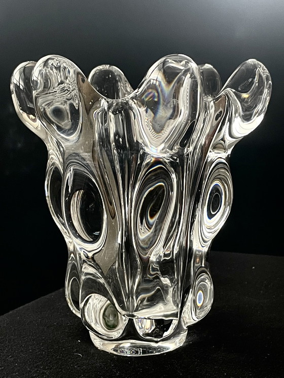 Image 1 of Art Vannes Crystal Vintage Vase