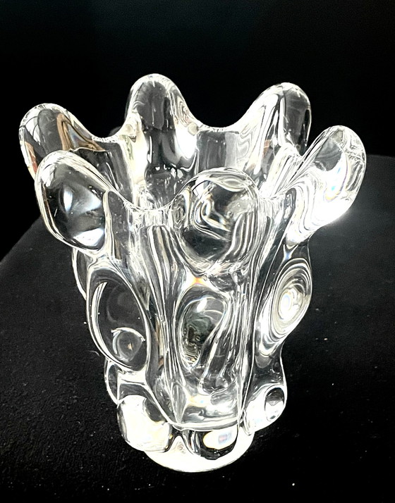 Image 1 of Art Vannes Crystal Vintage Vase