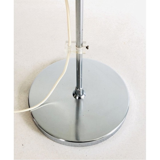 Image 1 of Lampadaire vintage "Lucerna" en acier chromé par Harvey Guzzini pour Meblo, Italie 1970