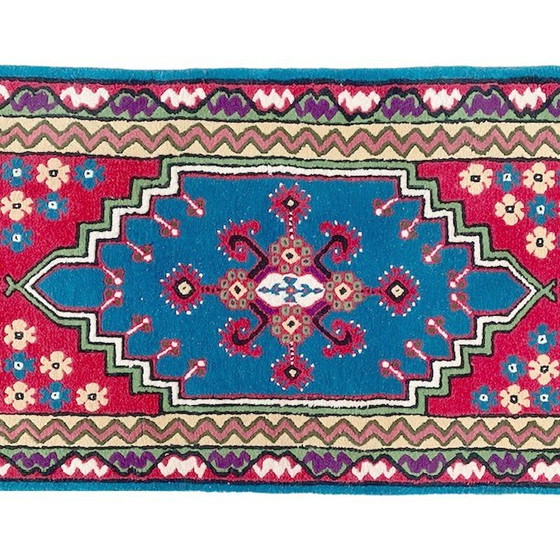 Image 1 of Tapis persan noué à la main Kairouan 350 cm turquoise