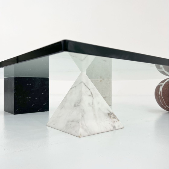 Image 1 of Table basse Metaphora par Lella & Massimo Vignelli pour Casigliani, 1970S