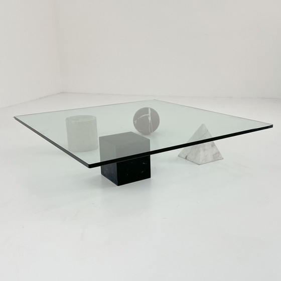 Image 1 of Table basse Metaphora par Lella & Massimo Vignelli pour Casigliani, 1970S