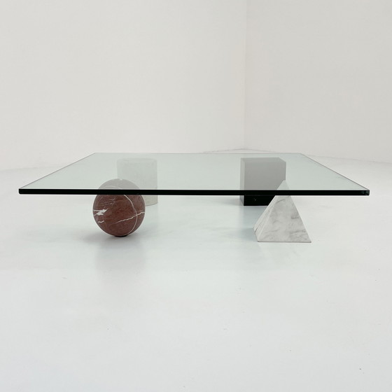 Image 1 of Table basse Metaphora par Lella & Massimo Vignelli pour Casigliani, 1970S