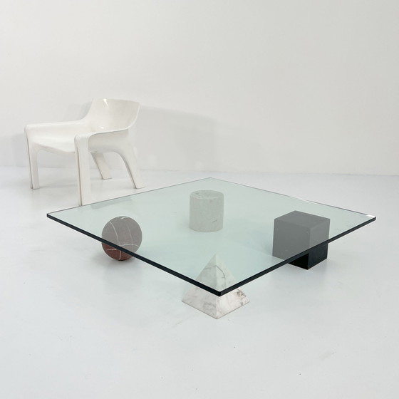 Image 1 of Table basse Metaphora par Lella & Massimo Vignelli pour Casigliani, 1970S