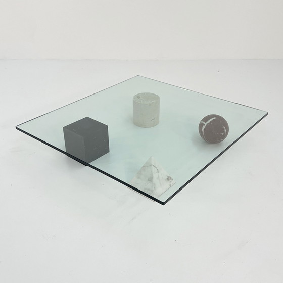 Image 1 of Table basse Metaphora par Lella & Massimo Vignelli pour Casigliani, 1970S