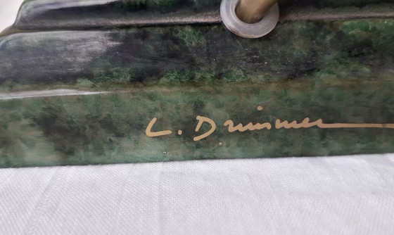 Image 1 of Pied De Lampe Drimmer En Céramique Verte