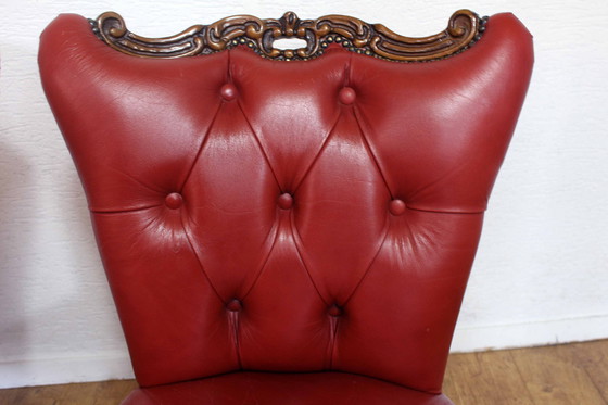 Image 1 of Paire De Fauteuils Crapauds Vintage