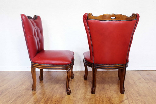 Paire De Fauteuils Crapauds Vintage