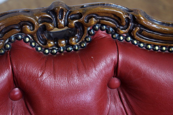 Image 1 of Paire De Fauteuils Crapauds Vintage