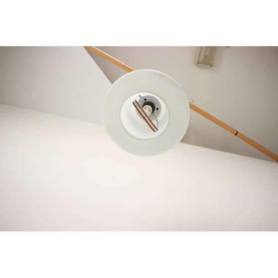 Image 1 of Lampe suspendue réglable en verre, Tchécoslovaquie 1970