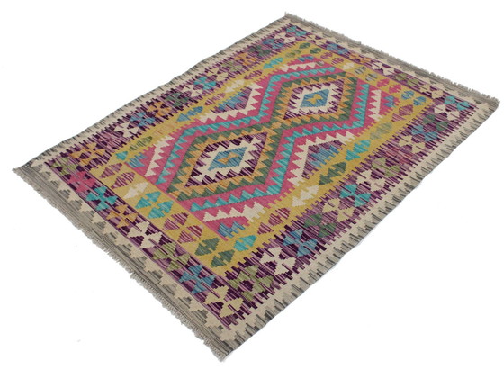 Image 1 of Original Old Style Kelim Afghan 140 X 103 Cm Top Condition