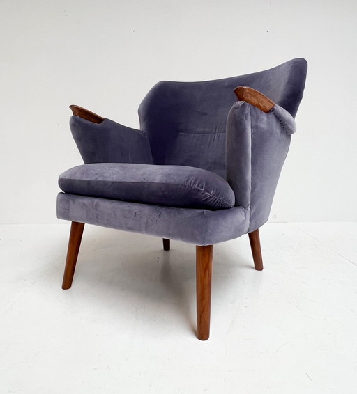 Fauteuil design danois par Kurt Olsen, années 1950