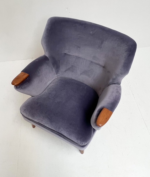 Fauteuil design danois par Kurt Olsen, années 1950