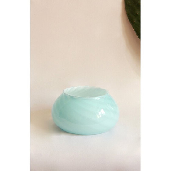 Image 1 of Verseuse vintage en verre de Murano Mello Swirl, Italie, années 1970