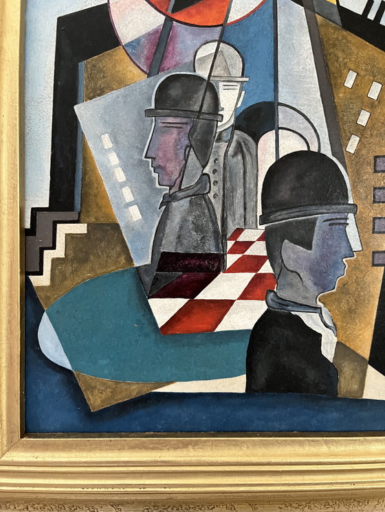 Image 1 of Jean Lambert-Rucki (1888-1967) - Hommes A La Tour