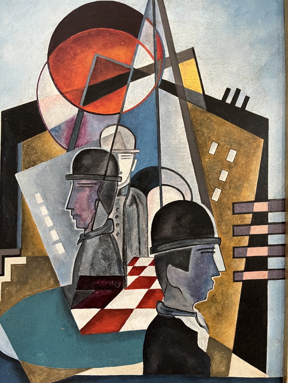 Image 1 of Jean Lambert-Rucki (1888-1967) - Hommes A La Tour