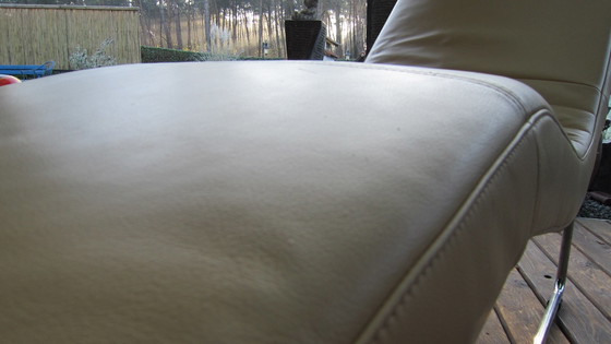 Image 1 of Fauteuil/chaise longue en cuir "Rolf Benz 680" en très bon état