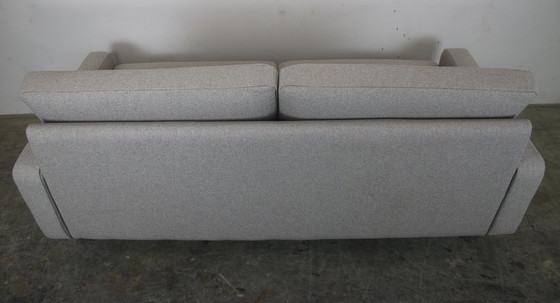 Image 1 of Cor Conseta Couch Deux places Tissu Uni Gris Canapé Chrome Nouveau revêtement