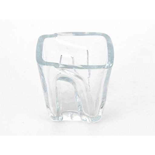 Petit vase scandinave en verre vintage