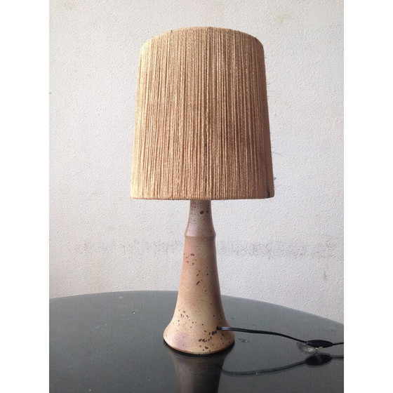 Image 1 of Lampe vintage en grès et céramique, France 1970
