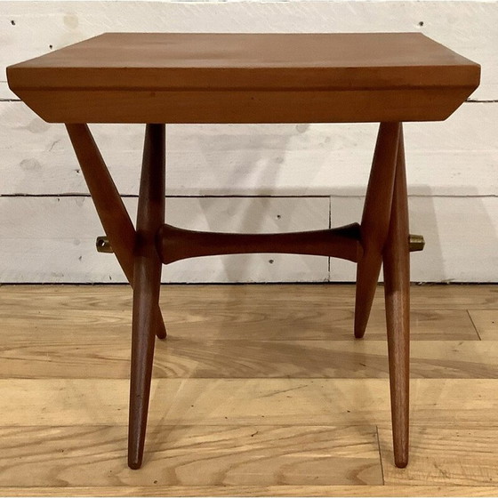 Image 1 of Table basse vintage en teck par Jens H Quistgaard pour Dansk, Danemark 1960