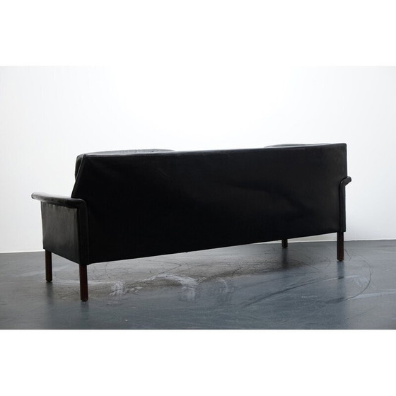 Image 1 of Canapé en cuir 3 places "Cube" vintage pour Kill International, Allemagne 1969