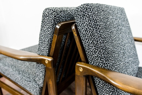 Image 1 of Paire de fauteuils Mid Century B7522 par Zenon Bączyk, Pologne, années 1960